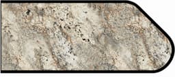 Formica IdealEdge 6319-43 Cafe Azul Artisan Finish Ogee Edge Molding, 1-1/2" H x 144" L