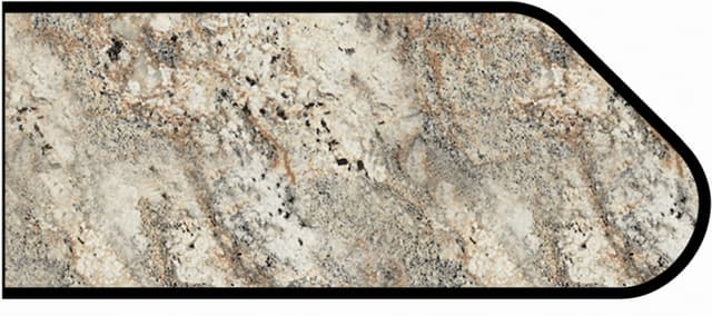 Formica Ogee Profile High Pressure Laminate Ideal Edge Molding, Cafe Azul 6319, Artisan Finish