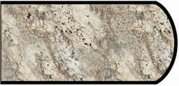 Formica IdealEdge 6319-43 Cafe Azul Artisan Finish Double Radius Edge Molding, 1-1/2" H x 144" L