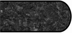 Formica IdealEdge 6280-46 Midnight Stone Etchings Finish Bullnose Edge Molding, 1-1/2" H x 144" L