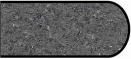Formica IdealEdge 6220-58 Smoke Quarstone Matte Finish Waterfall Edge Molding, 1-1/2" H x 144" L