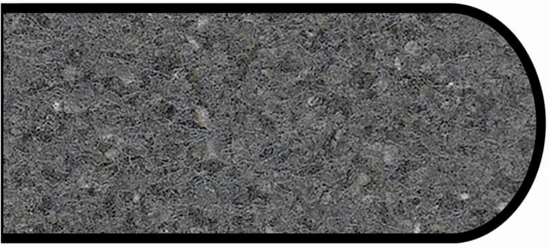 Formica IdealEdge 6220-58 Smoke Quarstone Matte Finish Waterfall Edge Molding, 1-1/2" H x 144" L