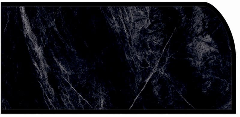 Formica IdealEdge 3476-46 Jet Sequoia Etchings Finish Waterfall Edge Molding, 1-1/2" H x 144" L