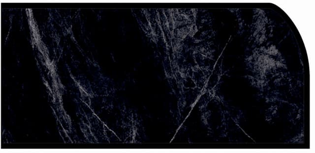 Formica Waterfall Profile High Pressure Laminate Ideal Edge Molding, Jet Sequoia 3476, Etchings Finish