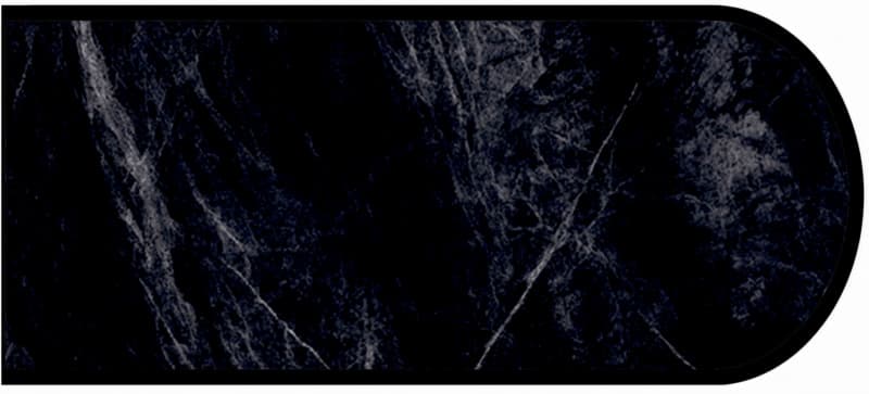 Formica IdealEdge 3476-46 Jet Sequoia Etchings Finish Bullnose Edge Molding, 1-1/4" H x 144" L