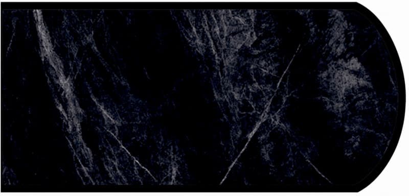 Formica IdealEdge 3476-46 Jet Sequoia Etchings Finish Double Radius Edge Molding, 1-1/2" H x 144" L