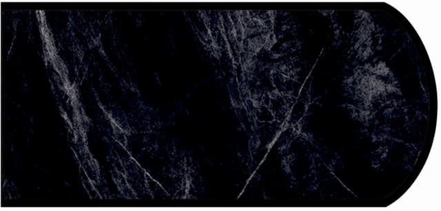 Formica Double Radius Profile High Pressure Laminate Ideal Edge Molding, Jet Sequoia 3476, Etchings Finish
