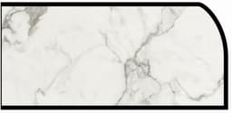 Formica IdealEdge 3460-11 Calcutta Marble Satin Touch Finish Waterfall Edge Molding, 1-1/2" H x 144" L