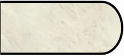 Formica IdealEdge 9915-11 Prosecco Quartzite Satin Touch Finish Bullnose Edge Molding, 1-1/2" H x 144" L