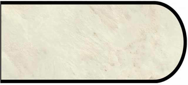Formica Bullnose Profile High Pressure Laminate Ideal Edge Molding, Prosecco Quartzite 9915, Satin Touch Finish