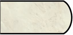 Formica IdealEdge 9915-11 Prosecco Quartzite Satin Touch Finish Double Radius Edge Molding, 1-1/2" H x 144" L