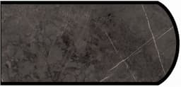Formica IdealEdge 9483-11 Ferro Grafite Satin Touch Finish Double Radius Edge Molding, 1-1/2" H x 144" L