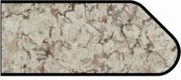 Formica IdealEdge 9309-46 Star Dune Etchings Finish Ogee Edge Molding, 1-1/2" H x 144" L