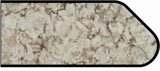 Formica Ogee Profile High Pressure Laminate Ideal Edge Molding, Star Dune 9309, Etchings Finish