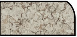 Formica IdealEdge 9309-46 Star Dune Etchings Finish Waterfall Edge Molding, 1-1/2" H x 144" L