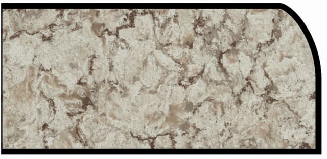 Formica Waterfall Profile High Pressure Laminate Ideal Edge Molding, Star Dune 9309, Etchings Finish