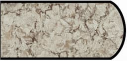 Formica IdealEdge 9309-46 Star Dune Etchings Finish Double Radius Edge Molding, 1-1/2" H x 144" L