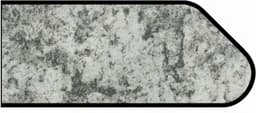 Formica IdealEdge 9308-46 Geriba Gray Etchings Finish Ogee Edge Molding, 1-1/2" H x 144" L