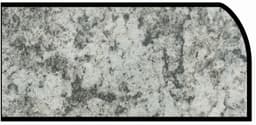 Formica IdealEdge 9308-46 Geriba Gray Etchings Finish Waterfall Edge Molding, 1-1/2" H x 144" L
