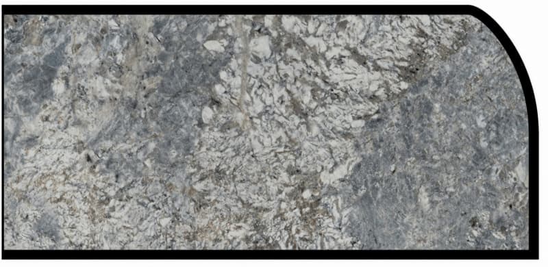 Formica IdealEdge 9303-43 Azul Aran Artisan Finish Waterfall Edge Molding, 1-1/2" H x 144" L