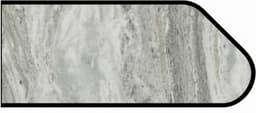 Formica IdealEdge 9302-34 Fantasy Marble Scovato Finish Ogee Edge Molding, 1-1/2" H x 144" L