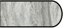 Formica IdealEdge 9302-34 Fantasy Marble Scovato Finish Bullnose Edge Molding, 1-1/2" H x 144" L