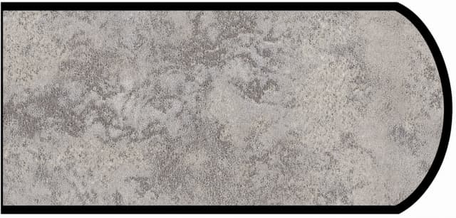 Formica Double Radius Profile High Pressure Laminate Ideal Edge Molding, Elemental Concrete 8830, Matte Finish