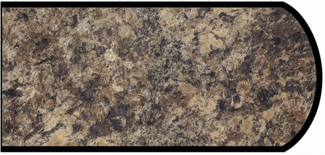 Formica Double Radius Profile High Pressure Laminate Ideal Edge Molding, Jamocha Granite 7734, Etchings Finish