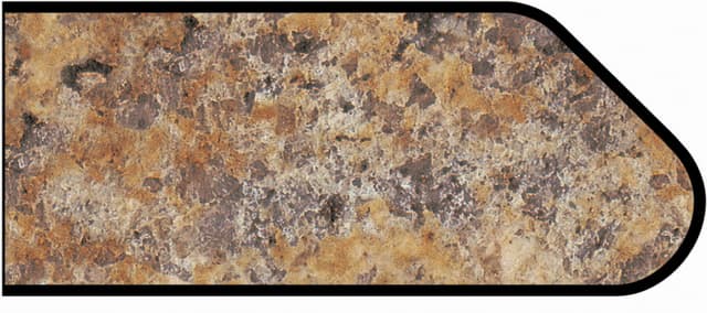 Formica Ogee Profile High Pressure Laminate Ideal Edge Molding, Butterum Granite 7732, Etchings Finish