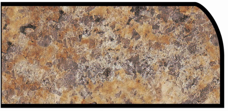 Formica IdealEdge 7732-46 Butterum Granite Etchings Finish Waterfall Edge Molding, 1-1/2" H x 144" L