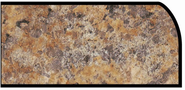 Formica Waterfall Profile High Pressure Laminate Ideal Edge Molding, Butterum Granite 7732, Etchings Finish