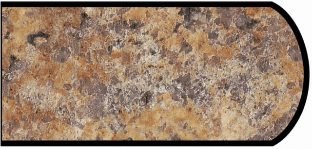 Formica Double Radius Profile High Pressure Laminate Ideal Edge Molding, Butterum Granite 7732, Etchings Finish