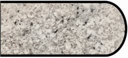 Formica IdealEdge 6697-46 Argento Romano Etchings Finish Bullnose Edge Molding, 1-1/2" H x 144" L