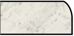 Formica IdealEdge 6696-46 Carrara Bianco Etchings Finish Waterfall Edge Molding, 1-1/2" H x 144" L