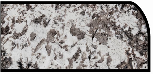 Formica Waterfall Profile High Pressure Laminate Ideal Edge Molding, Bianco Antico 6001, Matte Finish