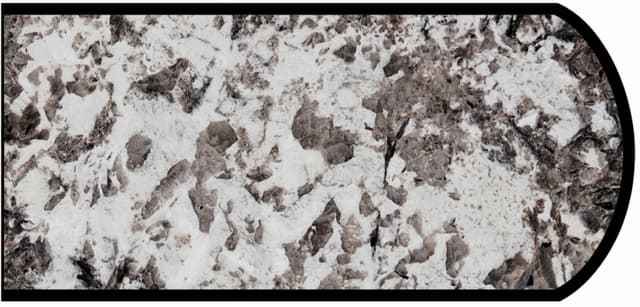Formica Double Radius Profile High Pressure Laminate Ideal Edge Molding, Bianco Antico 6001, Matte Finish
