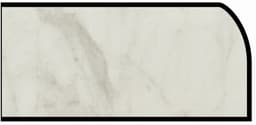 Formica IdealEdge 5018-11 Calacatta Marble Satin Touch Finish Waterfall Edge Molding, 1-1/2" H x 144" L