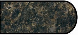 Formica IdealEdge 3692-58 Labrador Granite Matte Finish Bullnose Edge Molding, 1-1/4" H x 144" L