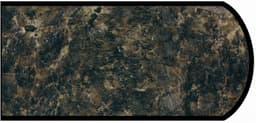 Formica IdealEdge 3692-46 Labrador Granite Etchings Finish Double Radius Edge Molding, 1-1/2" H x 144" L