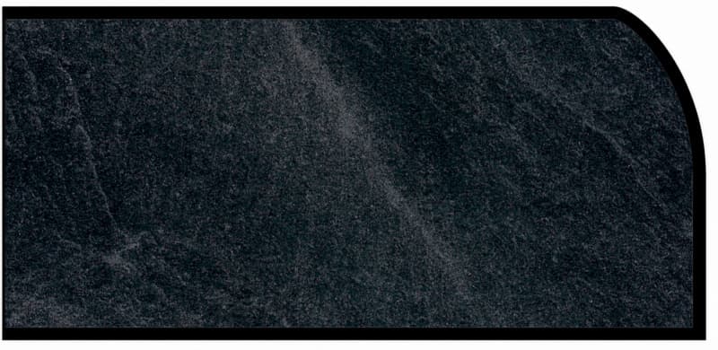 Formica IdealEdge 3690-58 Basalt Slate Matte Finish Waterfall Edge Molding, 1-1/2" H x 144" L