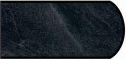 Formica IdealEdge 3690-34 Basalt Slate Scovato Finish Double Radius Edge Molding, 1-1/2" H x 144" L