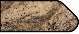 Formica IdealEdge 3547-34 Lapidus Brown Scovato Finish Ogee Edge Molding, 1-1/2" H x 144" L