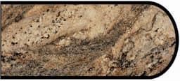 Formica IdealEdge 3547-34 Lapidus Brown Scovato Finish Bullnose Edge Molding, 1-1/2" H x 144" L
