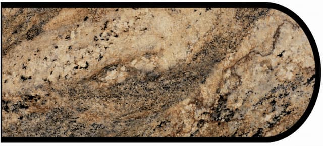 Formica Bullnose Profile High Pressure Laminate Ideal Edge Molding, Lapidus Brown 3547, Scovato Finish