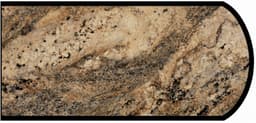 Formica IdealEdge 3547-34 Lapidus Brown Scovato Finish Double Radius Edge Molding, 1-1/2" H x 144" L
