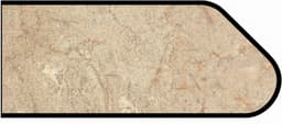 Formica IdealEdge 3526- Travertine Honed Finish Ogee Edge Molding, 1-1/4" H x 144" L