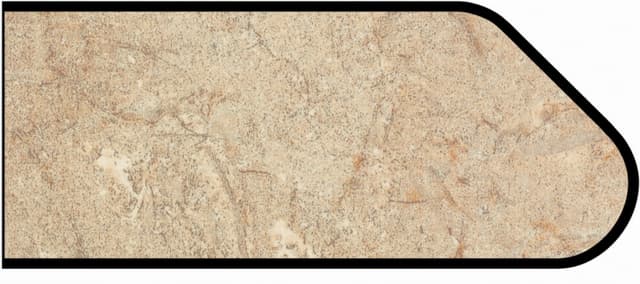 Formica Ogee Profile High Pressure Laminate Ideal Edge Molding, Travertine 3526, Honed Finish