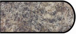 Formica IdealEdge 3522-58 Perlato Granite Matte Finish Bullnose Edge Molding, 1-1/2" H x 144" L