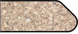 Formica IdealEdge 3517-58 Sand Crystall Matte Finish Ogee Edge Molding, 1-1/4" H x 144" L