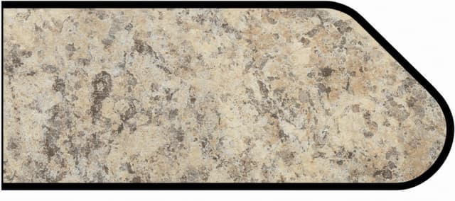 Formica Ogee Profile High Pressure Laminate Ideal Edge Molding, Belmonte Granite 3496, Etchings Finish